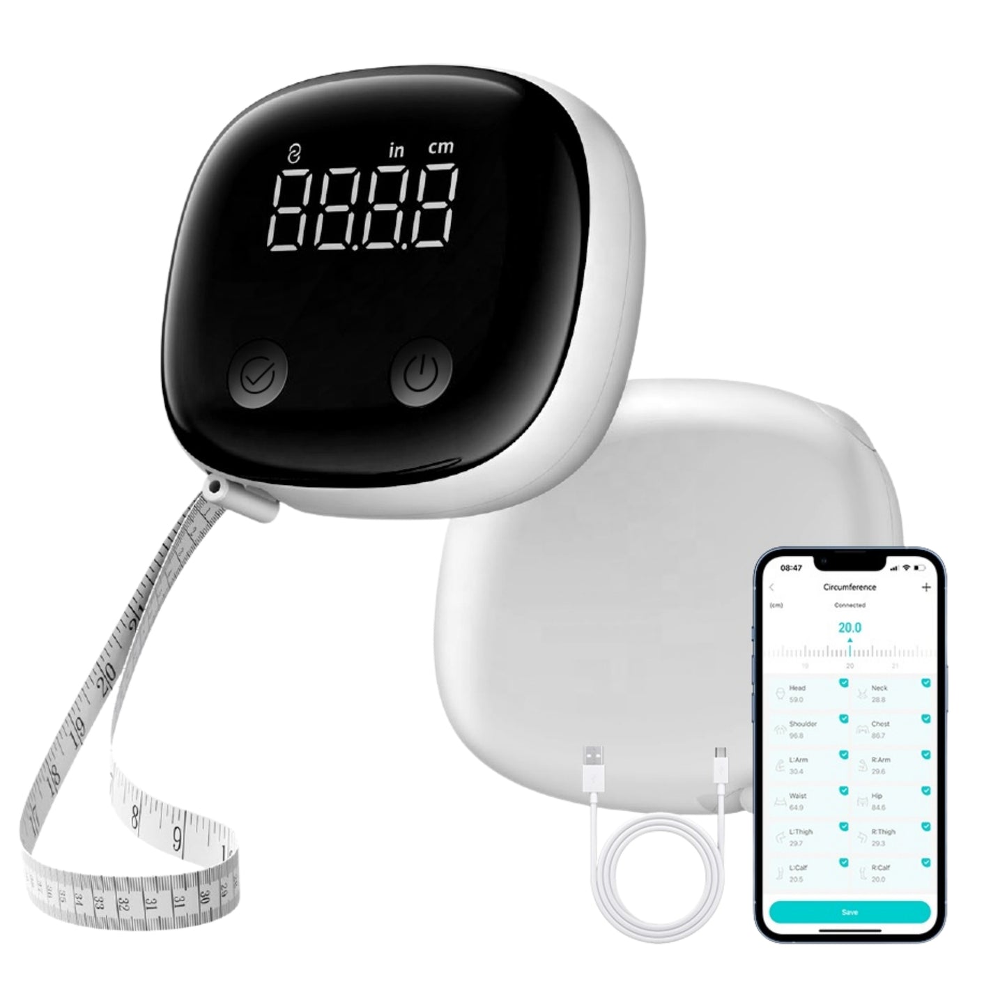 BodyLooper™ Smart Body Measuring Tape